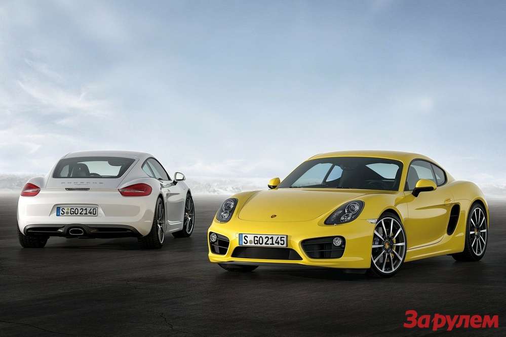 Колесная база у нового Cayman увеличилась на 6 см - в Porsche давно стремятся привить своим последним моделям хорошую курсовую устойчивость. Кстати, если говорить о габаритах, то длина машины составляет 4380 мм, ширина - 1801 мм, а высота - 1295 мм