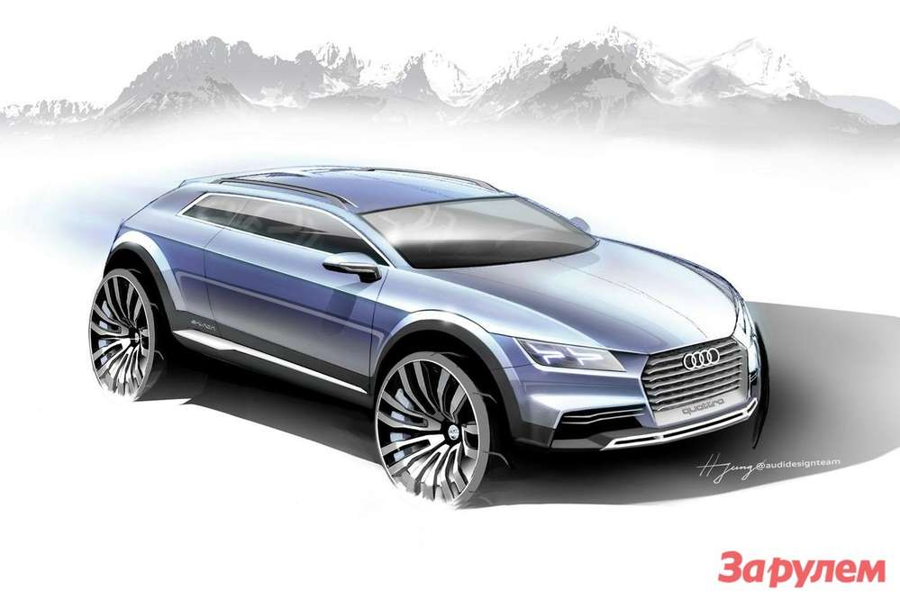 Audi выставит в Детройте кроссовер Q1 из будущего