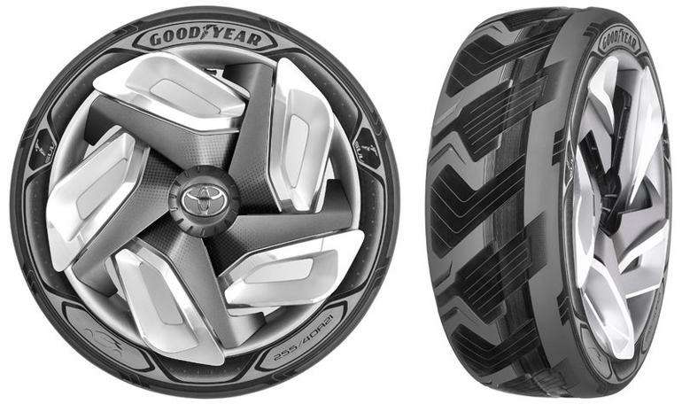 Goodyear разработала шины, заряжающие батареи электромобилей