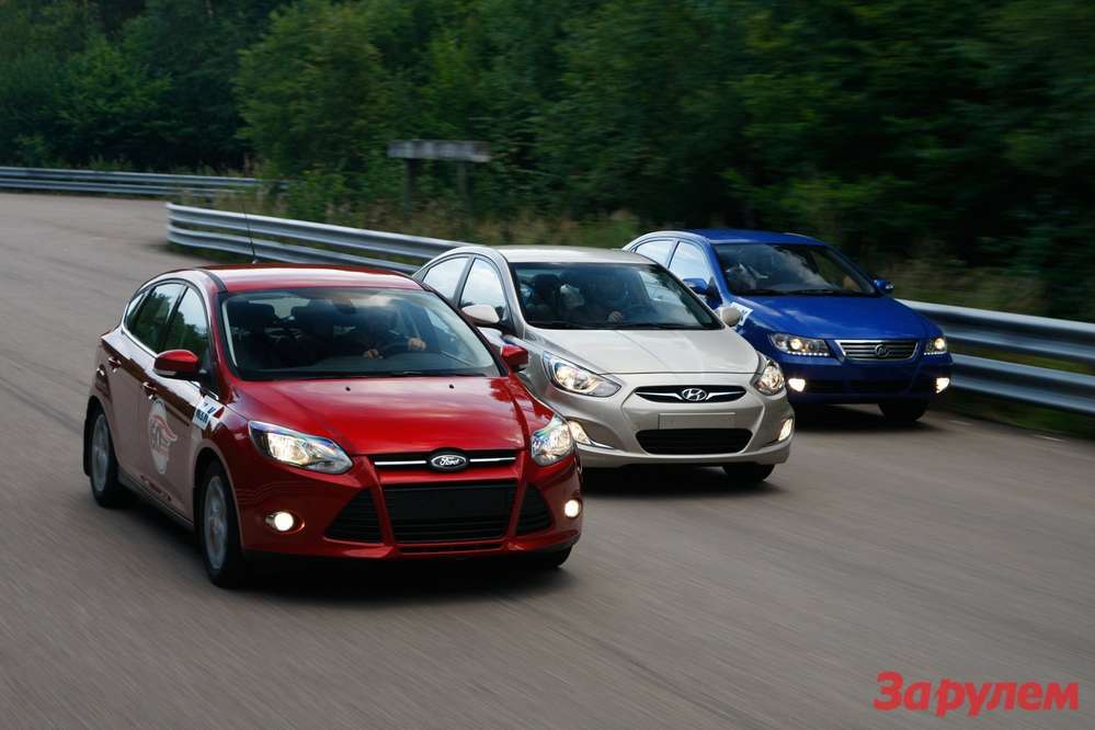 Соперники: Ford Focus, Hyundai Solaris, Lifan Solano 