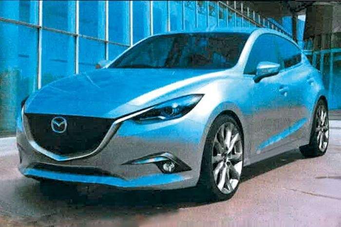 В Сети появились первые изображения новой Mazda3