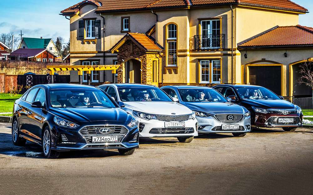 Hyundai Sonata против конкурентов - большой тест ЗР