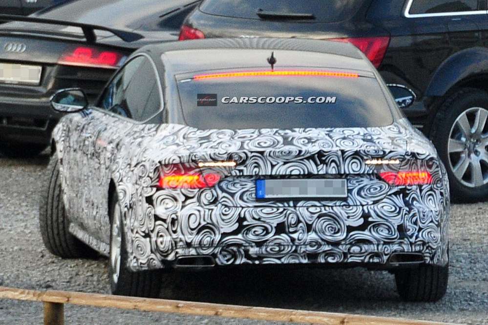 Шпионы запечатлели обновленный Audi A7 