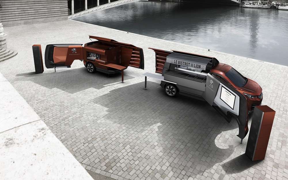 Peugeot демонстрирует новый фургон Foodtruck - бистро на колесах