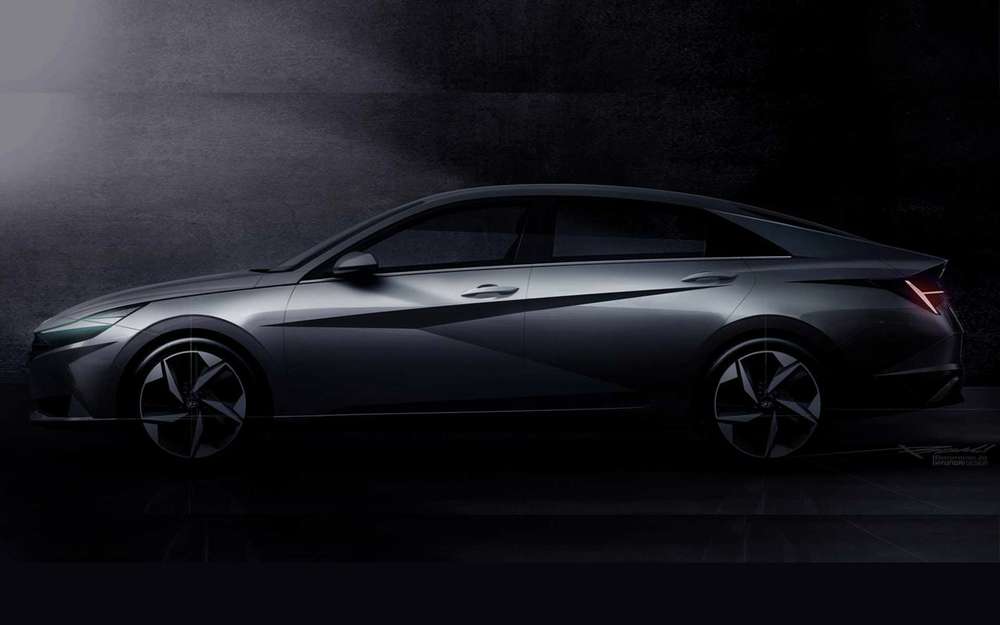 Первое видео нового Hyundai Elantra: минимализм и грани