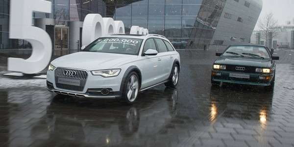 Audi выпустила 5-миллионный quattro