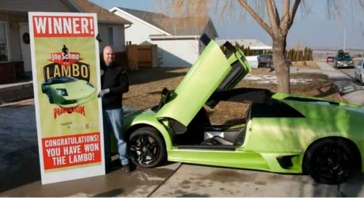 Дальнобойщик разбил Lamborghini в день выигрыша
