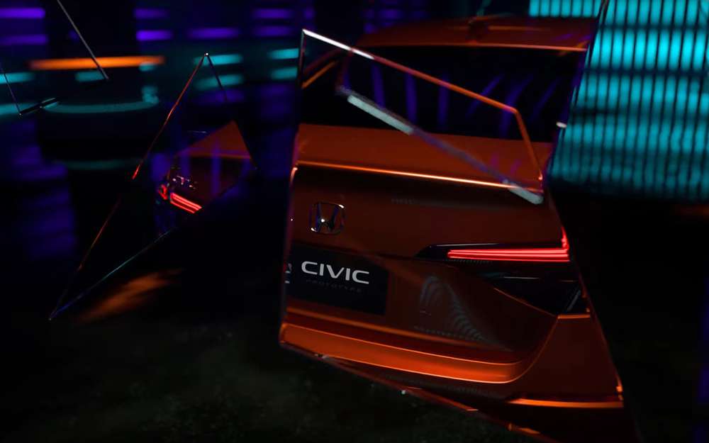 Honda показал кусочки нового Civic