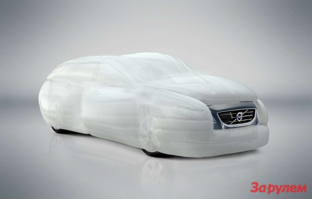 Volvo защитит автомобиль большой подушкой
