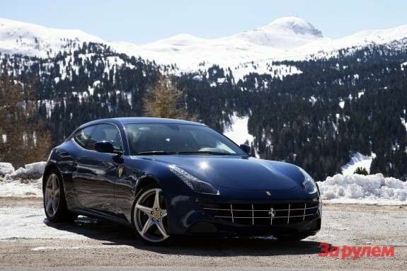 Шутинг-брейк FF - самый утилитарный Ferrari на сегодняшний день. Таким его делают двухобъемный трехдверный кузов, длинная колесная база (299 см), 450-литровый багажник и система полного привода