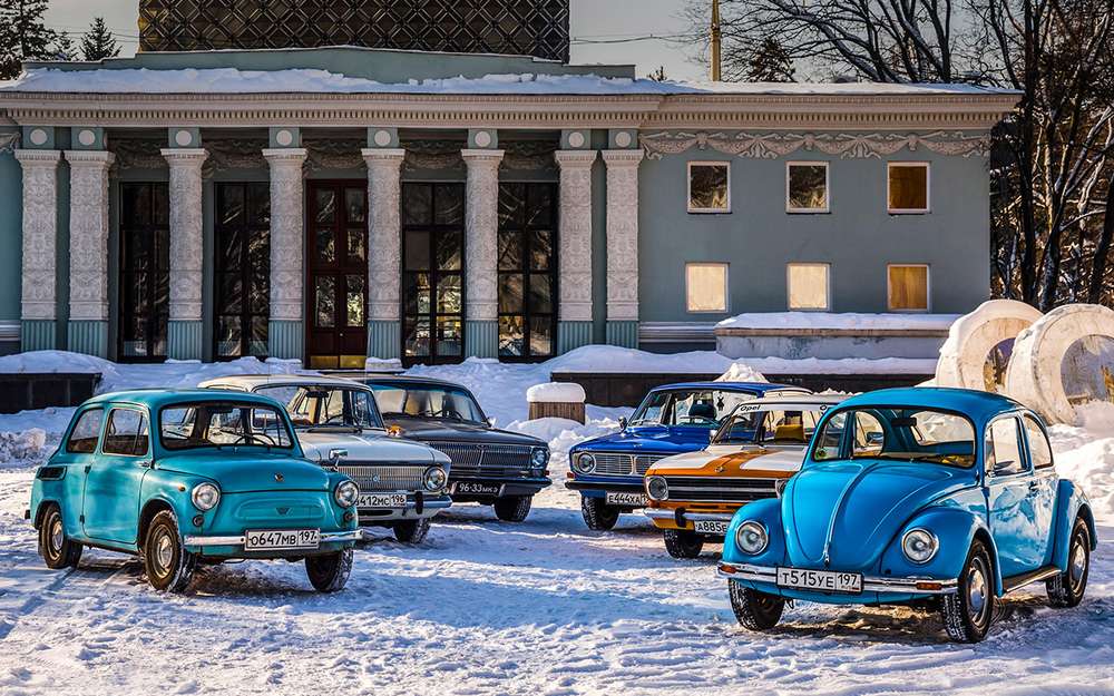 Советские автомобили против иномарок - супертест к юбилею
