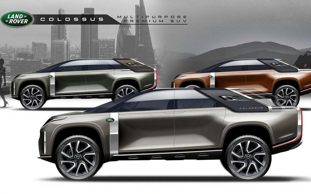 То ли внедорожник, то ли пикап: странный концепт Land Rover Colossus