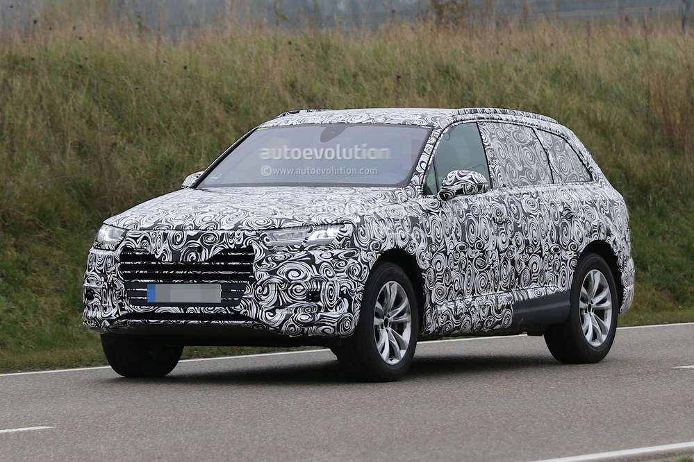 Новый Audi Q7 показал «матричные» фары и салон