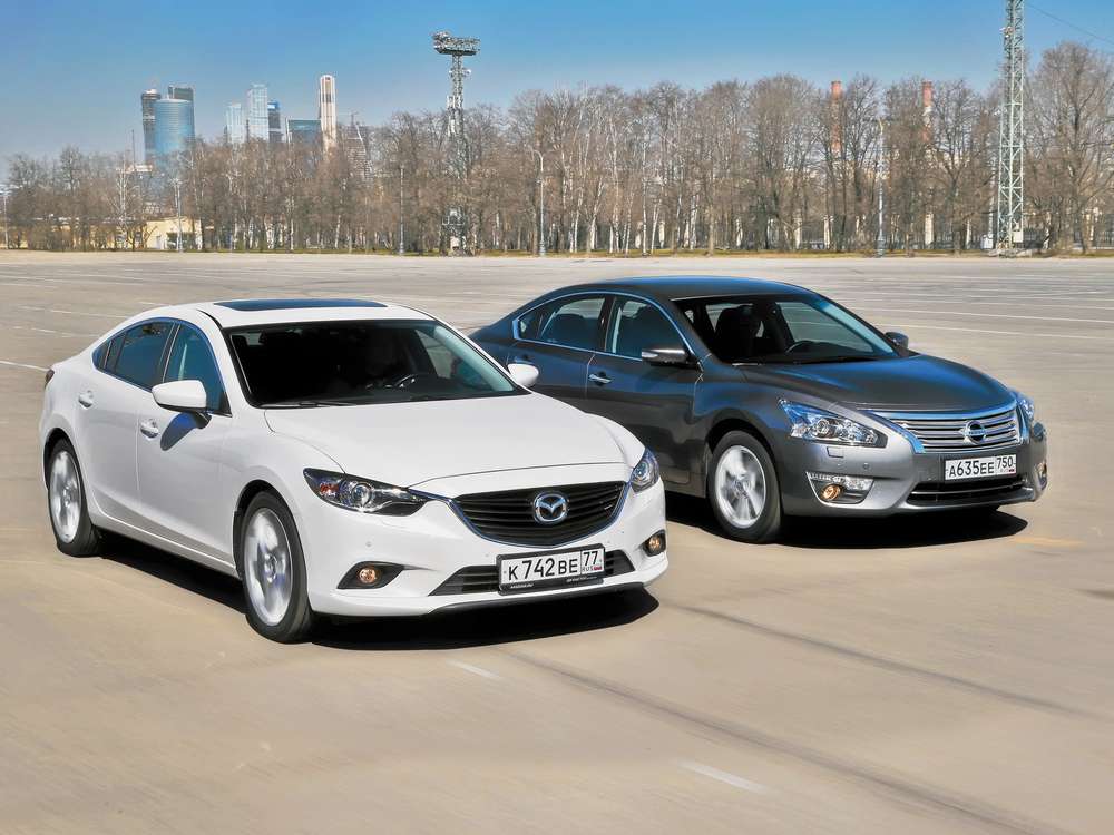 Mazda6 и Nissan Teana: бизнес нового поколения 