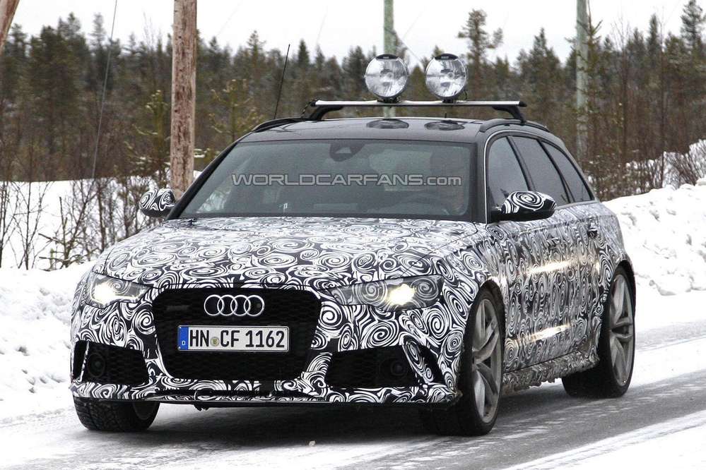Шпионы заметили обновленную Audi A6