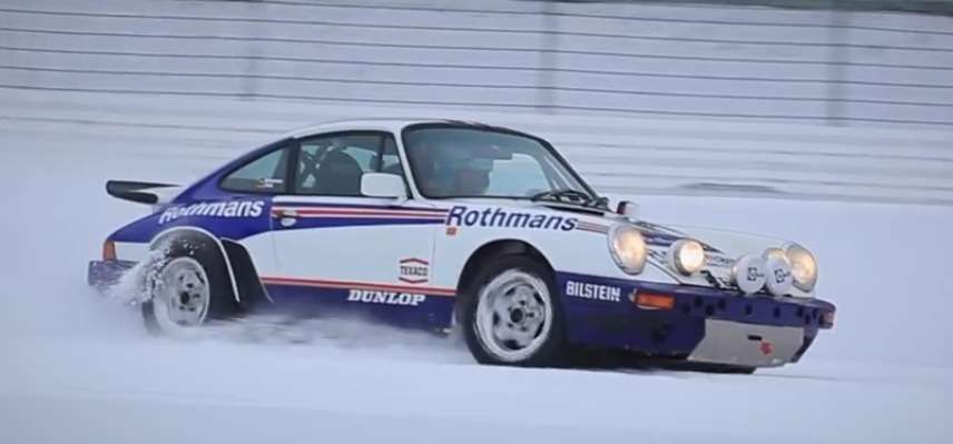 Классический раллийный Porsche, мороз и Нюрбургринг