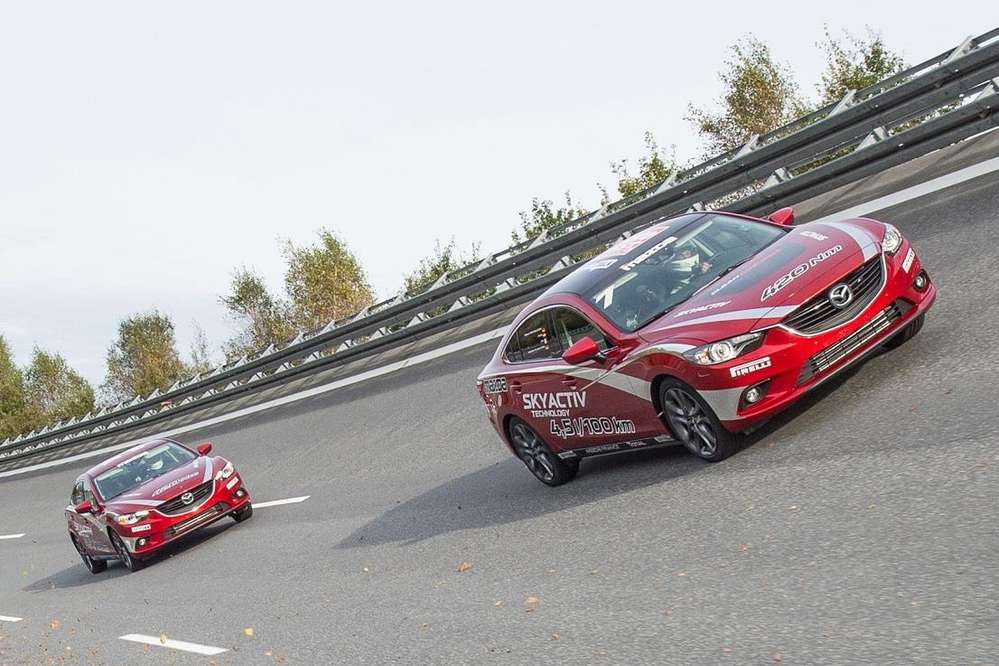 Mazda6 установила необычный мировой рекорд (ВИДЕО)