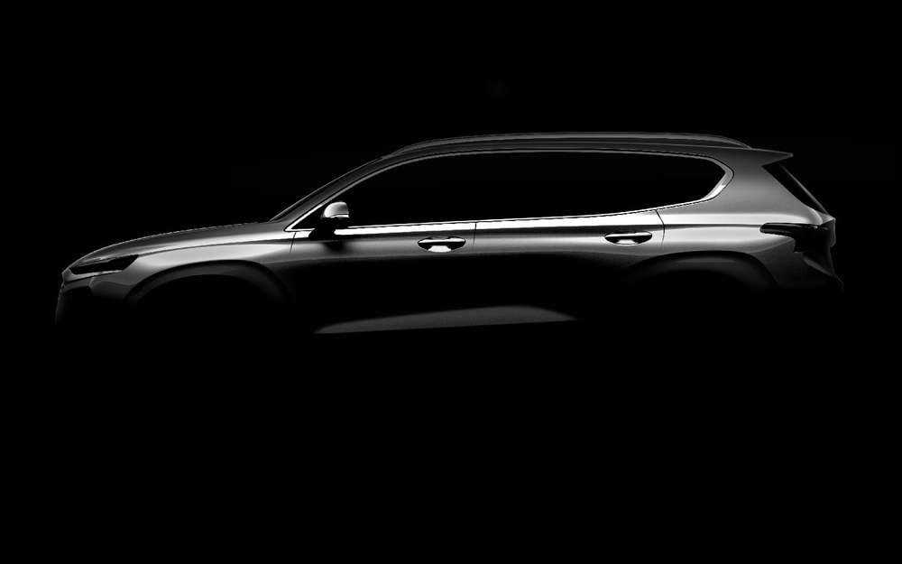 Новый Hyundai Santa Fe - первая официальная фотография