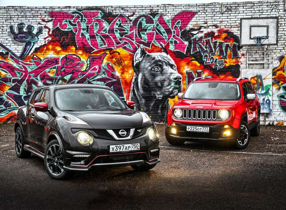 Jeep Renegade Limited против Nissan Juke Nismo RS: одного ли поля ягоды?