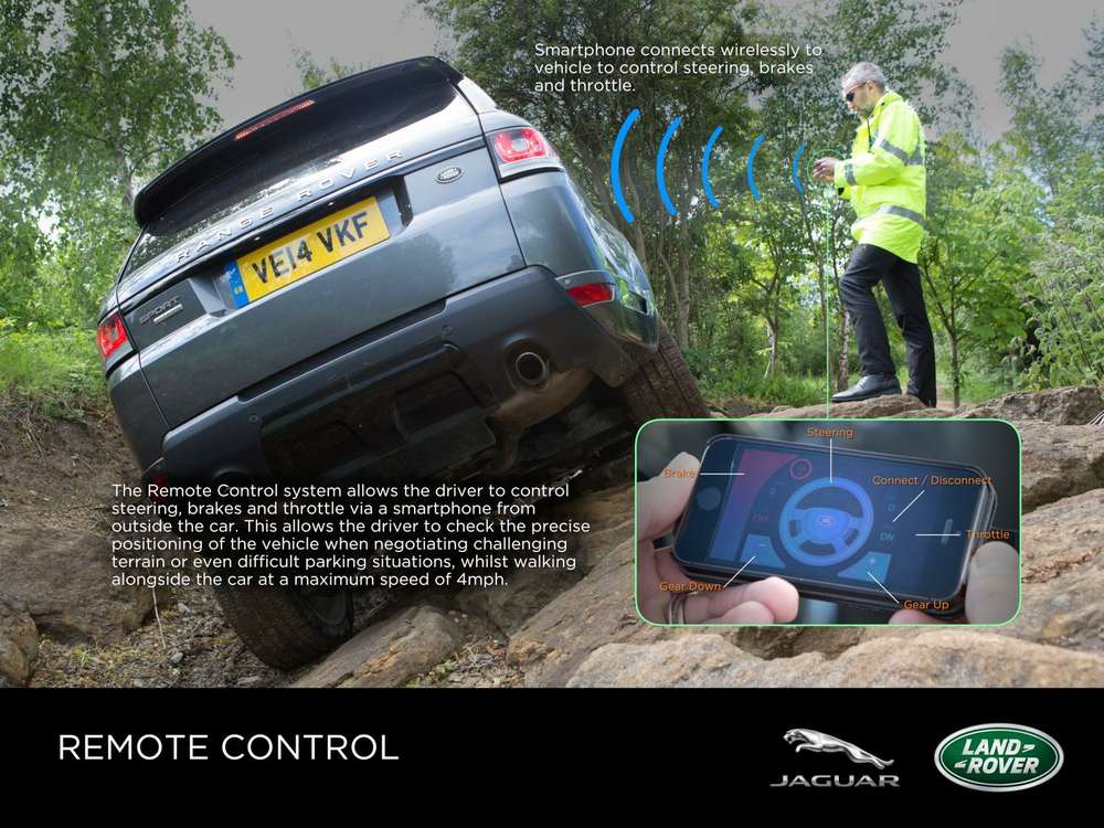 Range Rover Sport посадили на «радиоуправление» (ВИДЕО)