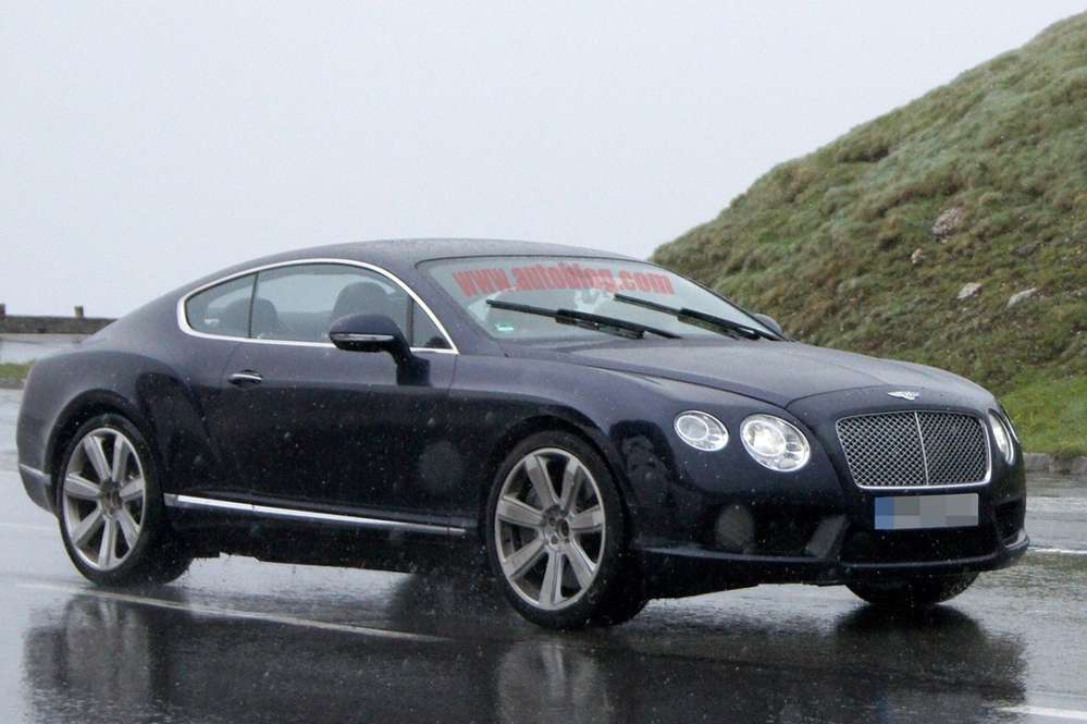 Bentley Continental GT Speed замечен во время тестов