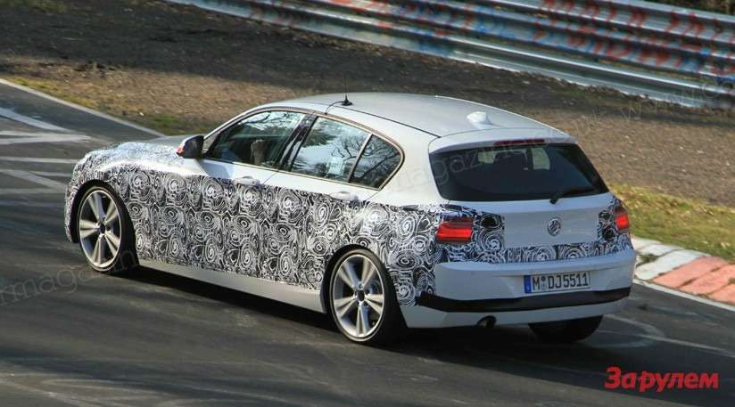 Шпионы засняли новый BMW 1 серии на тестах в Нюрбургринге 