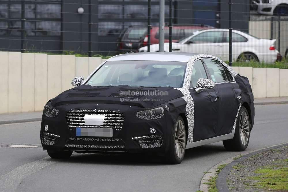 2017 Hyundai Equus поймали на тестах в Европе