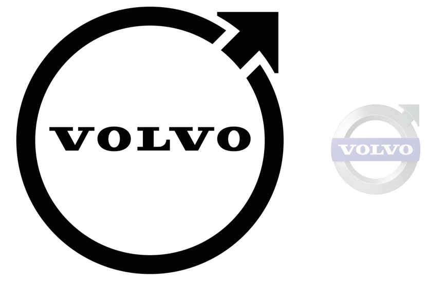 У Volvo новый логотип - да, он плоский
