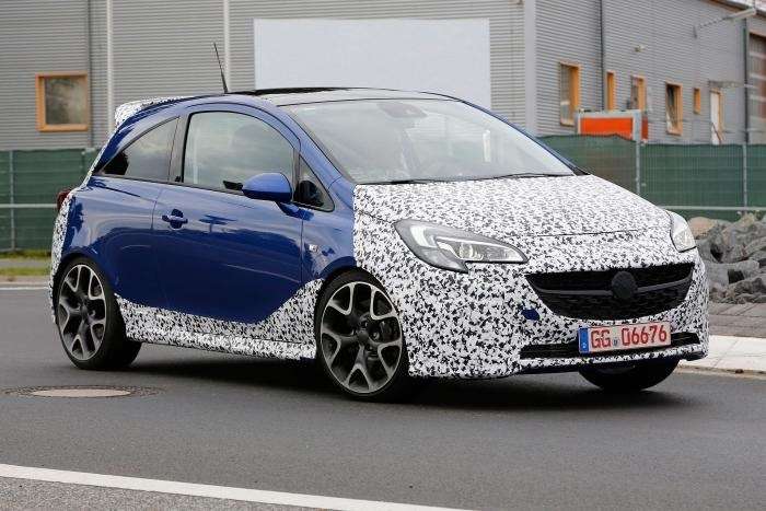 Новый Opel Corsa OPC поймали на тестах