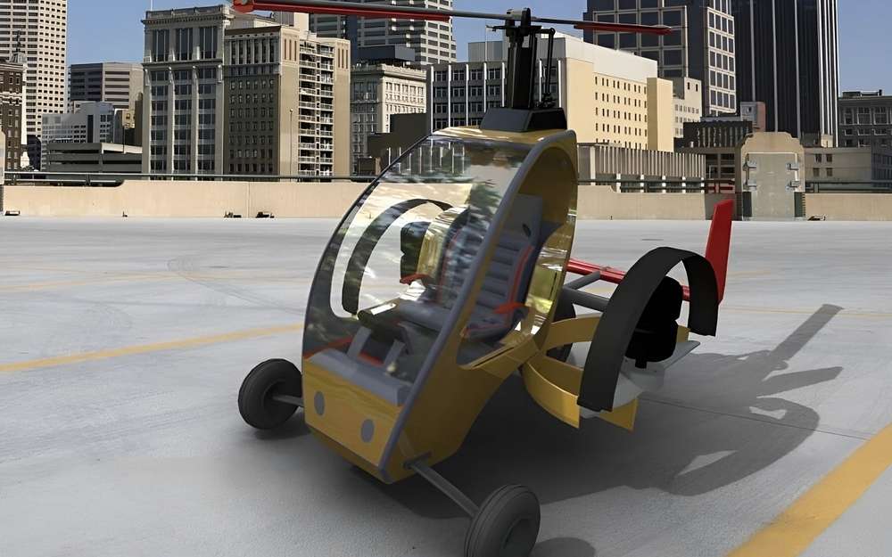 Летательный аппарат вертикального взлета и посадки для городской аэромобильности Пчелка