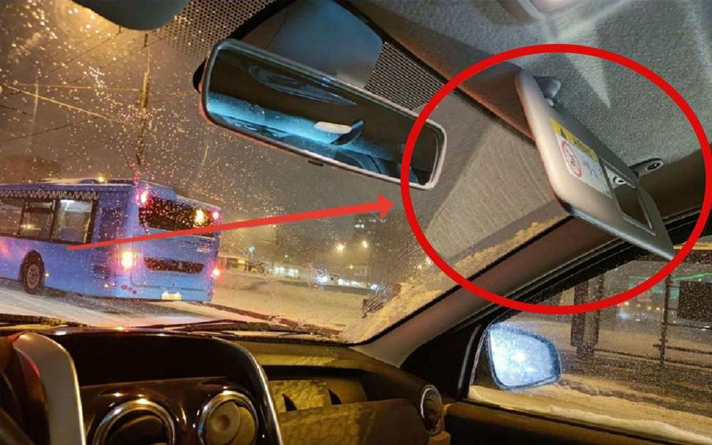 Хитрость опытных водителей, чтобы стекло не обмерзало