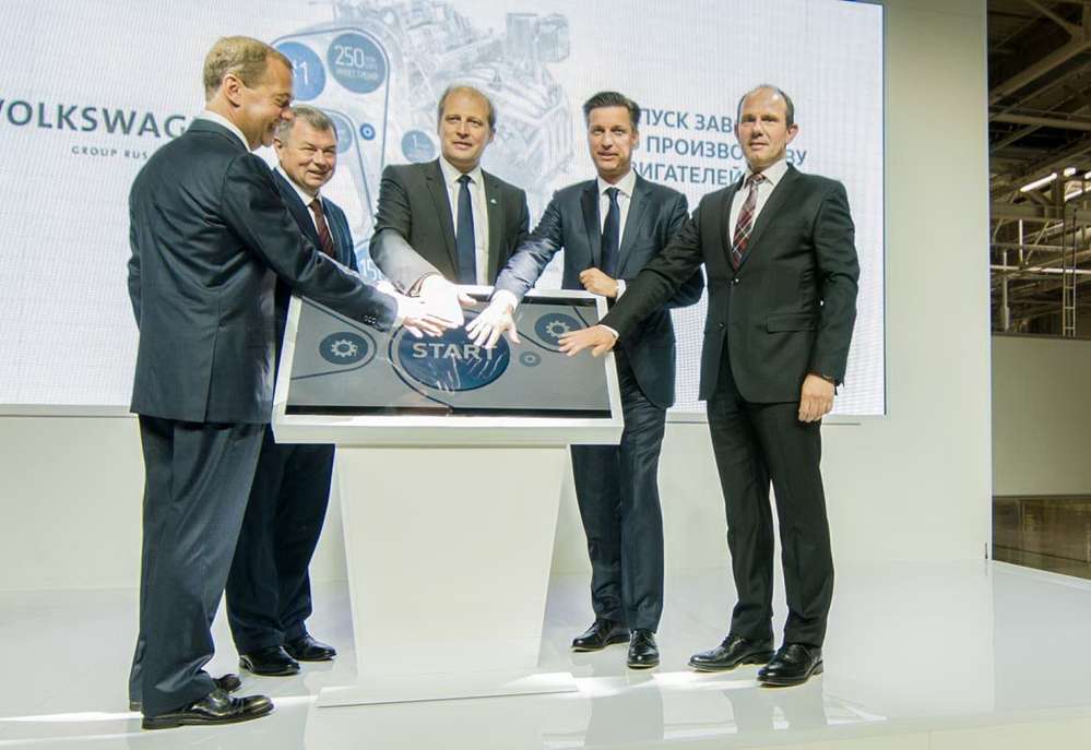 Volkswagen начал выпуск двигателей в Калуге