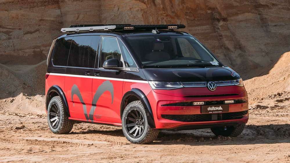 Новый Volkswagen Multivan подготовили для бездорожья