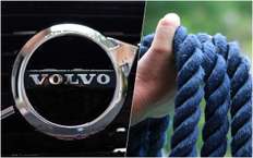 Мужчина попытался зарядить Volvo веревкой. И у него получилось (нет)
