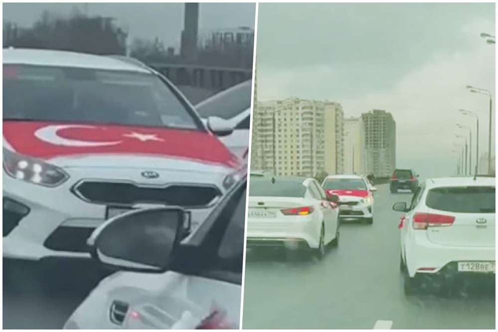 «На эмоциях»: кортеж из 8 авто покуролесил в Москве