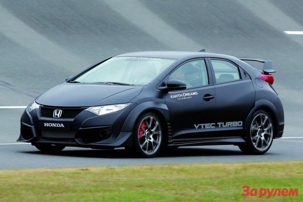 Honda показала новый Civic Type R без камуфляжа