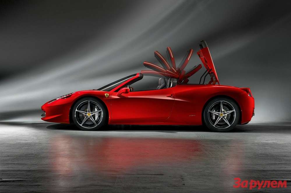 Ferrari объявила цену на родстер 458 Italia