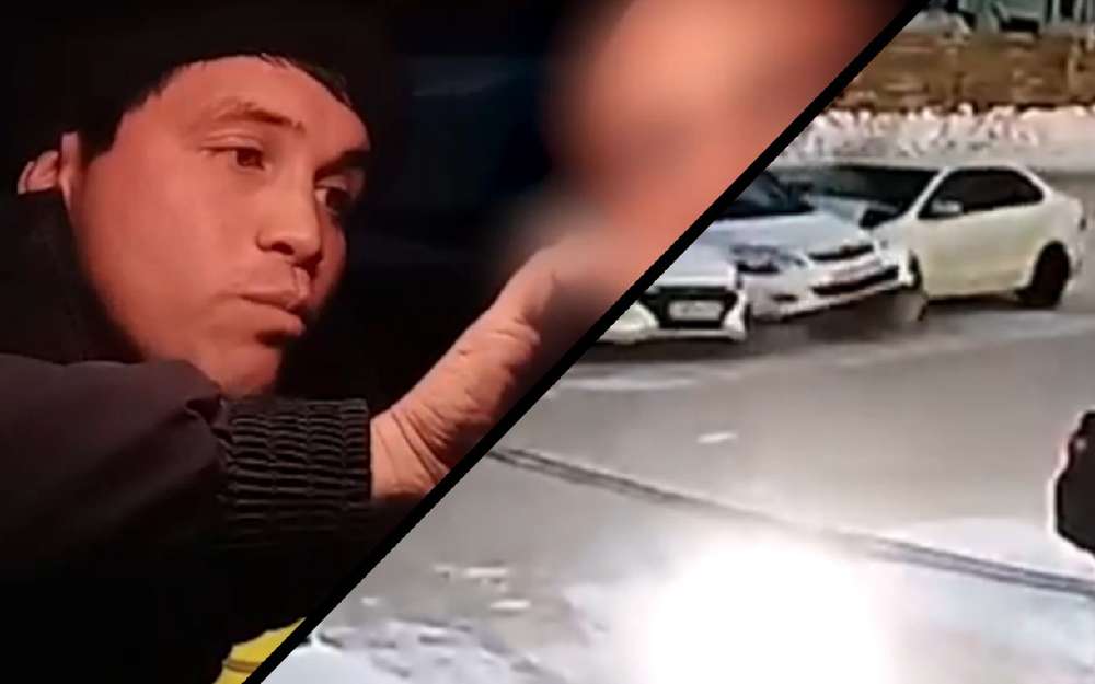 Пьяный водитель в Поволжье устроил массовую аварию (видео)