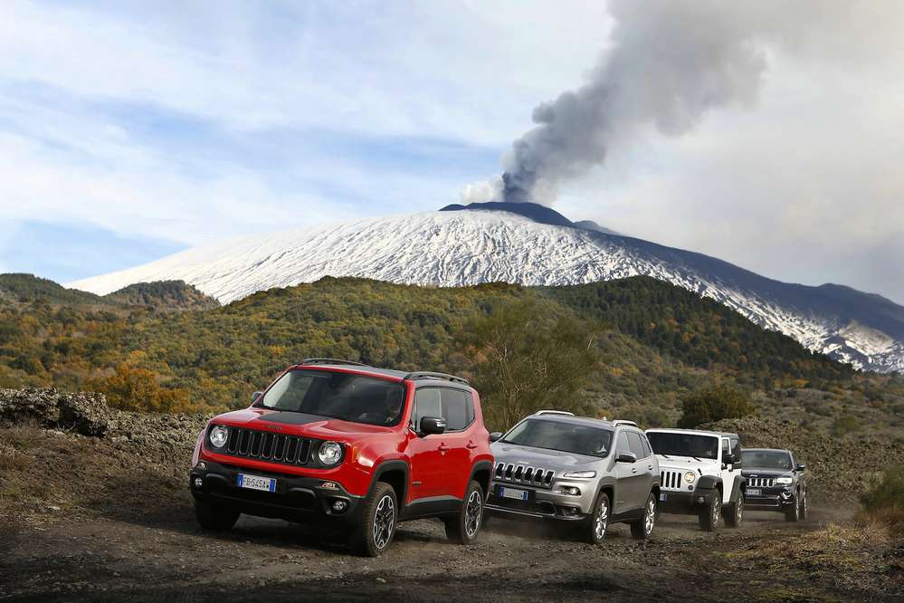 Взбираемся за рулем Jeep Renegade на вулкан Этна