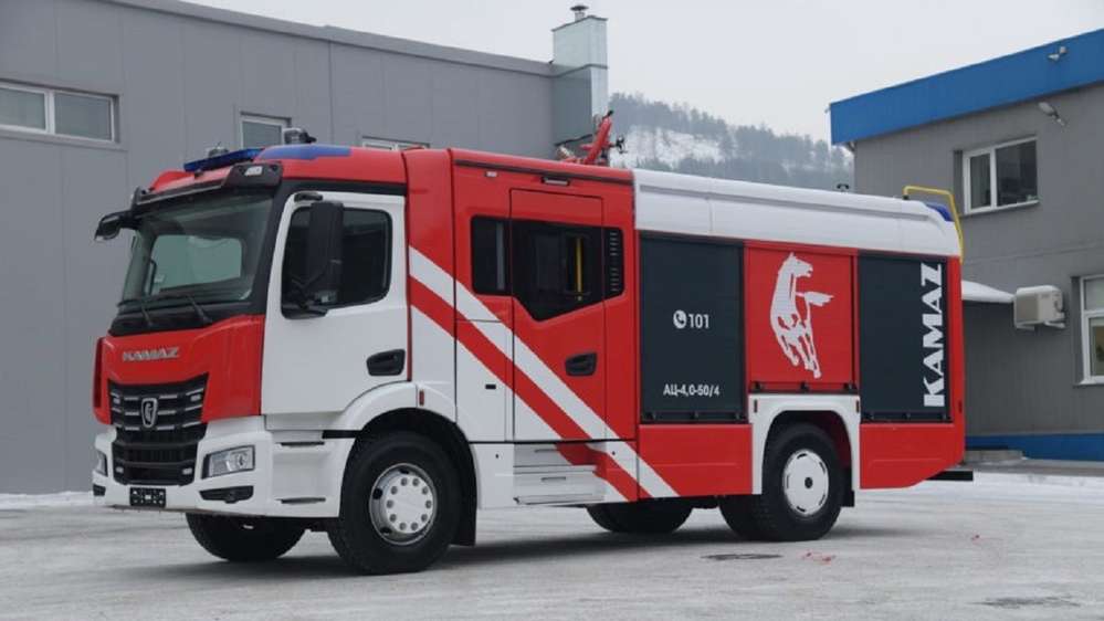 Прототип пожарной машины на базе КАМАЗ-63934, 2022 год