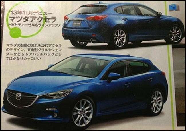 Новая Mazda3 показалась на обложке журнала