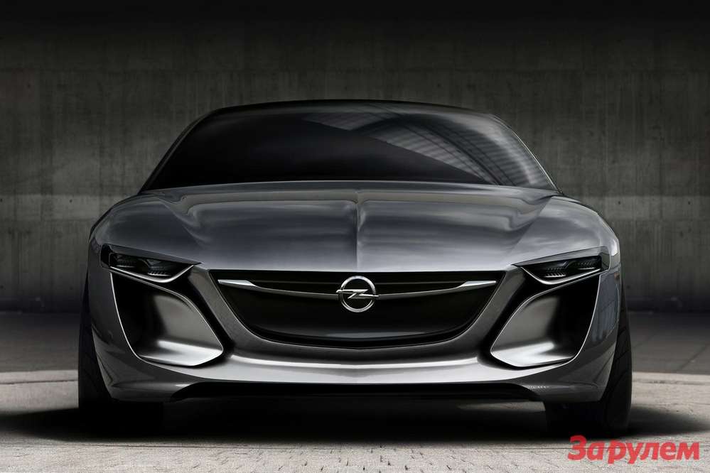 Opel показал новое изображение концептуального купе Monza