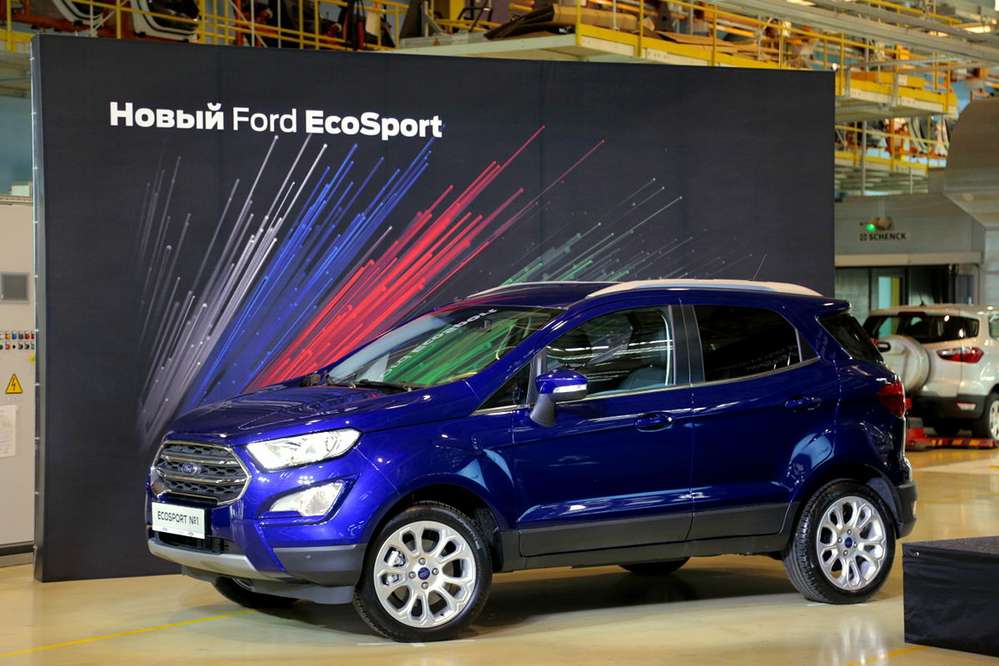 Обновленный кроссовер Ford EcoSport: началось производство в России