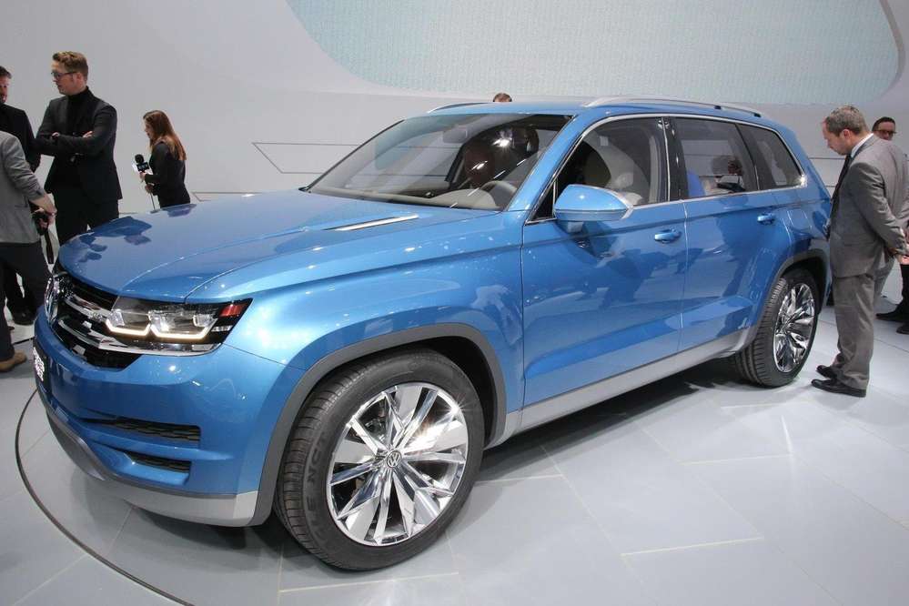 VW показал свой новый шестиместный вседорожник
