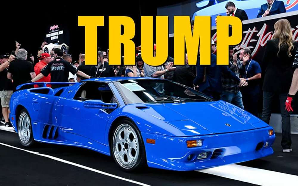 Родстер Lamborghini Diablo VT 1997 года выпуска Дональда Трампа купили за рекордные 1,1 млн долларов
