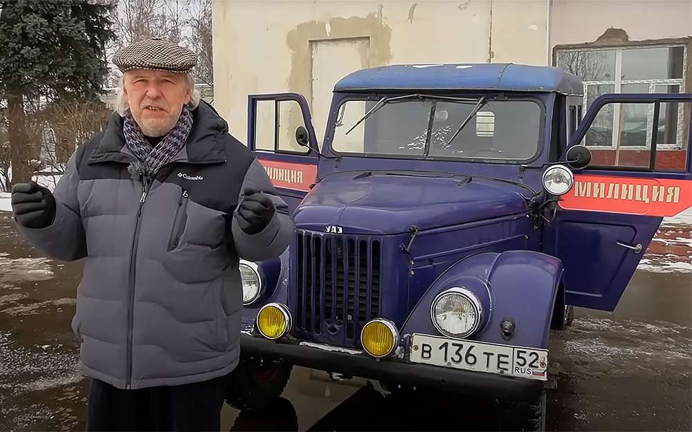 Обзор милицейского ГАЗ-69 из СССР