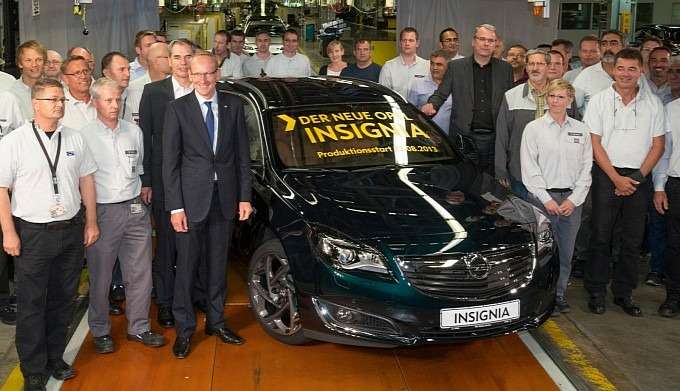 В Германии началось производство обновленной Opel Insignia