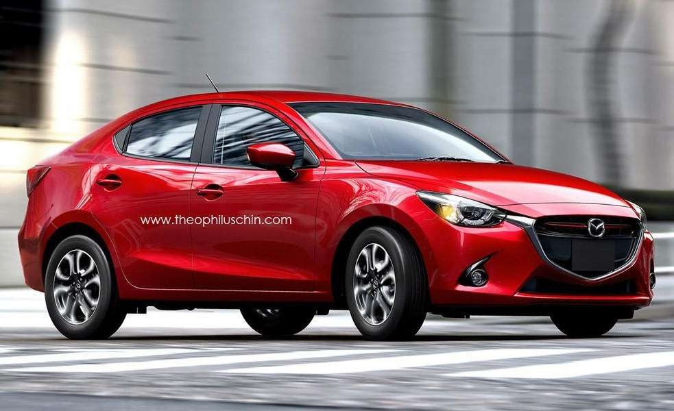 Новый компактный седан Mazda2 представят 28 ноября