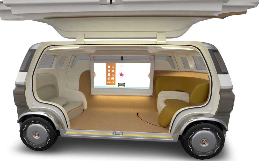 Новая концепция Suzuki: беспилотный «особняк» на колесах