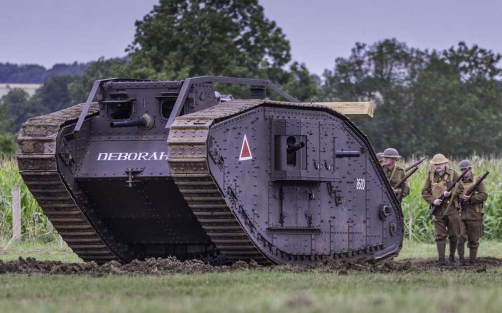 Mk IV «Дебора II» из Норфолкского танкового музея участвует в реконструкции (norfolktankmuseum.co.uk)